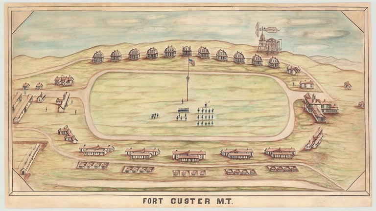 Item #5646 Fort Custer M.T. attributed Fiedler, eopold.