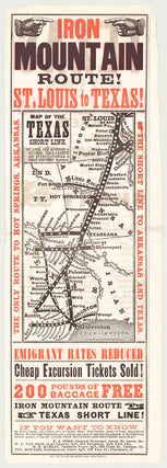Item #5718 Iron Mountain Route! St. Louis to Texas! Iron Mountain St. Louis, Southern Railway...