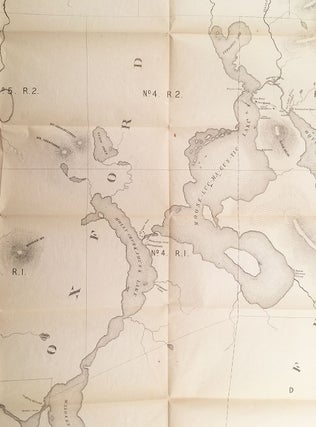 The Lakes of Franklin and Oxford Counties Maine. From Actual Surveys made during the winter of 1876. [Cover title: Dill’s Survey of the Rangeley Lakes].