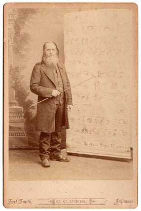 [Cabinet card photograph of Lewis F. Hadley.]