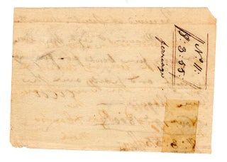 [A Pair of Autograph Documents].