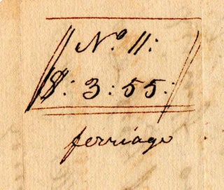 [A Pair of Autograph Documents].