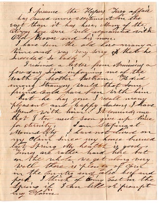 [1860 “Bleeding Kansas” Letter.]