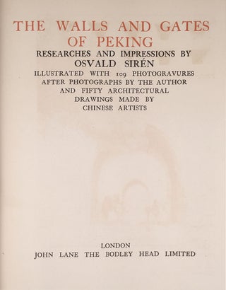 The Walls and Gates of Peking.