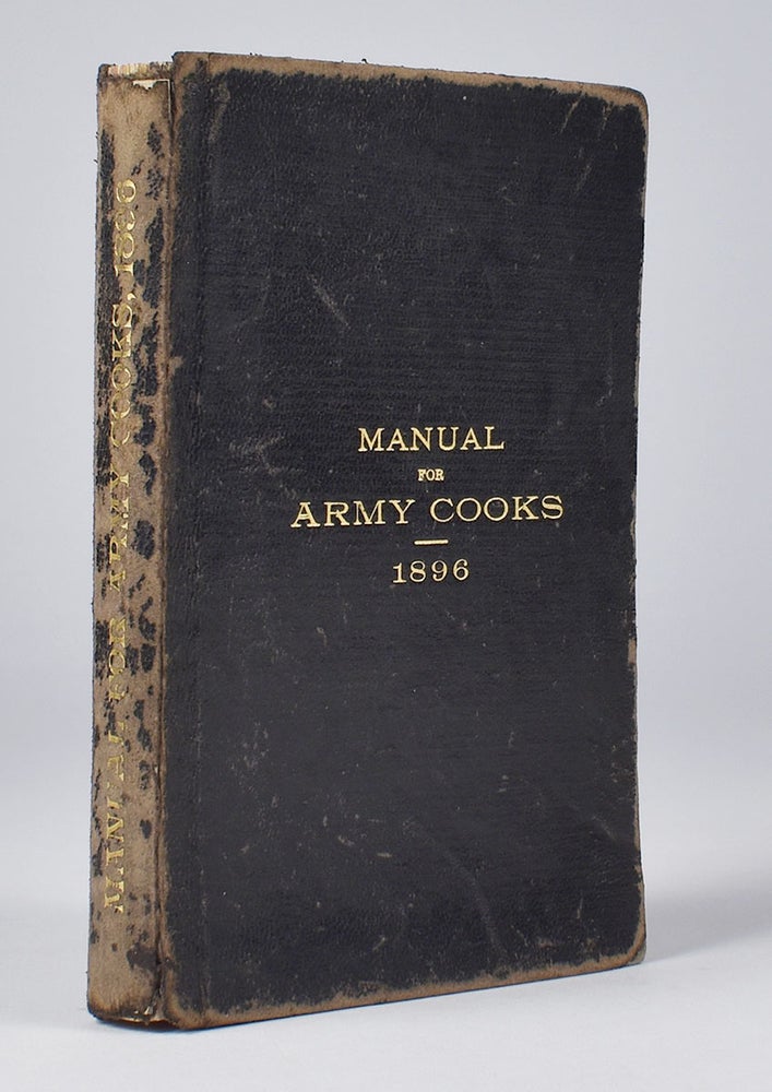 Item #5880 Manual for Army Cooks. Secretary of War.