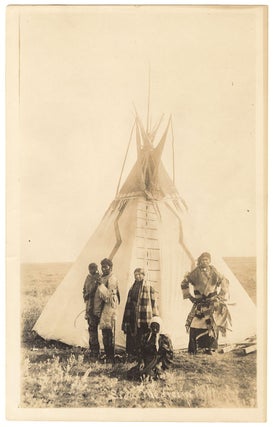 [Set of Fifteen Original Photographs of the Sioux and Asinniboine People by a Montana Photographer].