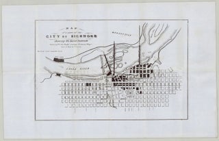 Item #5903 Map of a Part of the City of Richmond Showing the Burnt Districts. . L. Ludwig, del.,...