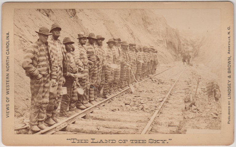Item #5923 [Convicts in Line at Swannanoa]. [Series title:] Views of Western North Carolina: The Land and the Sky. Thomas H. Lindsey, photographer.
