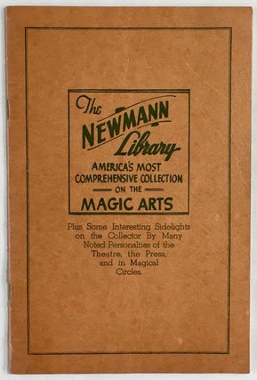 Item #5978 Newmann’s Magical Library. Some interesting data on this great collection, and its...