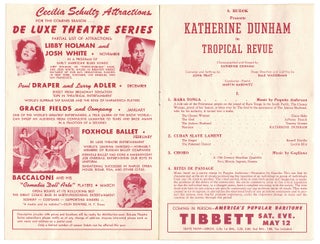 Katherine Dunham in Tropical Revue.