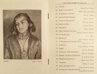 Exhibit of Fine Arts by American Negro Artists.