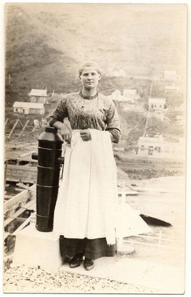 [Lot of real photo postcards documenting life at St. Michael, Alaska.]