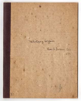 [3rd Maine Volunteer Infantry manuscript archive].