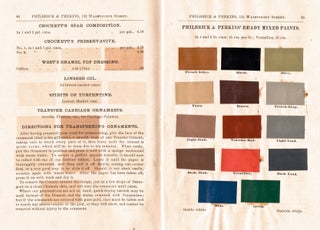 Illustrated Catalog from Philbrick & Perkins of Artists’ Materials and Painters’ Supplies. Wholesale and Retail, at 152 Washington Street, Salem, Mass.
