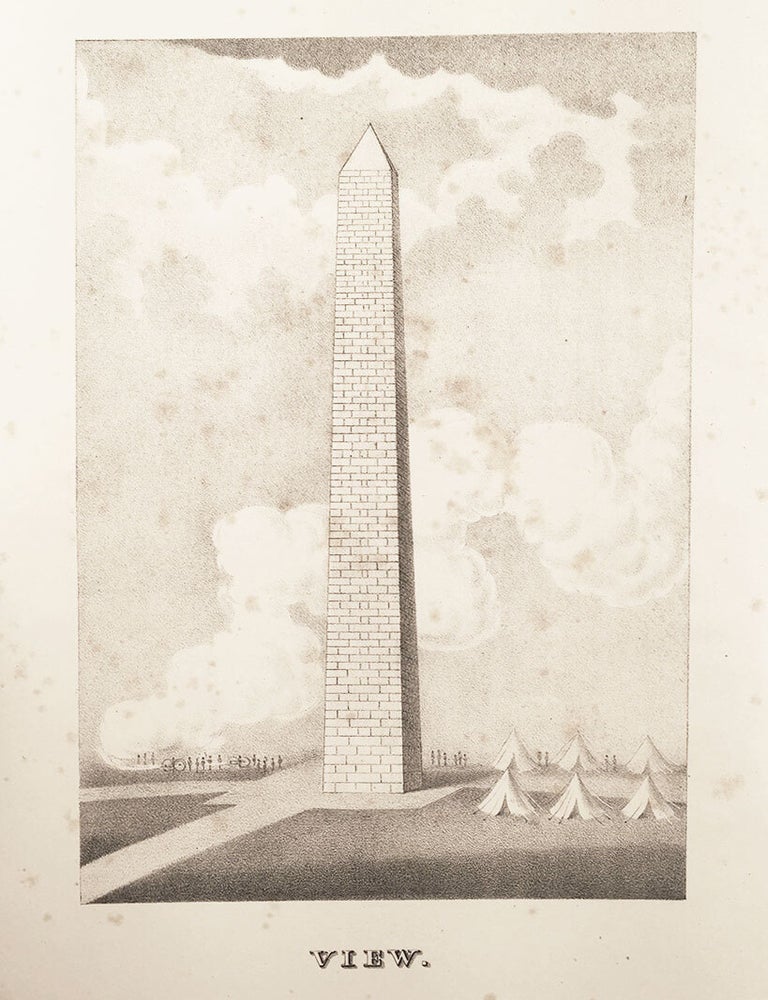 Item #6108 Plans and Sections, of the Obelisk on Bunker's Hill, With the Details of the Experiments Made in Quarrying the Granite. Solomon Willard.