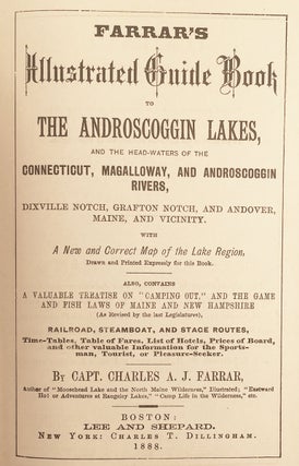 Farrar’s Illustrated Guide Book to Androscoggin Lakes.