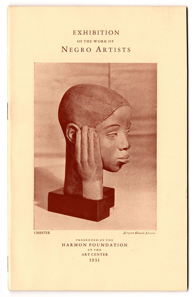 Item #6365 Exhibition of the Work of Negro Artists. Harmon Foundation.