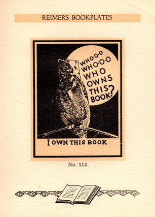 C. D. Reimers Bookplates.