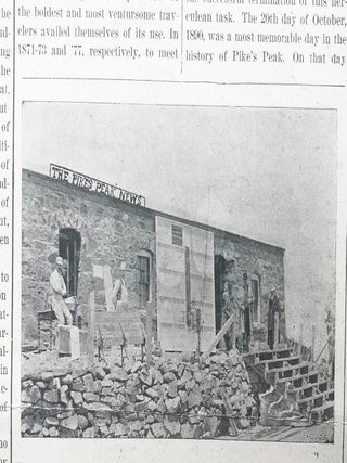 Pike’s Peak Daily News. Vol. 3, No. 168. 2nd edition.