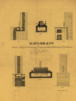 A synoptical view of the qualities and adaptations of the sundry kinds of steel manufactured by Naylor & Co. of Sheffield. The process of using their metallic bath for hardening and tempering edge tools, &c. &c. is also described in detail.