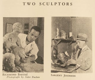 Negro Artists: An Illustrated Review of their Achievements Including Exhibition of Paintings by the late Malvin Gray Johnson and Sculptures by Richmond Barthé and Sargent Johnson Presented by the Harmon Foundation in Cooperation with the Delphic Studios April 22 - May 4, 1935, Inclusive.
