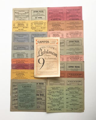 [Lot of playbills for African American movie theaters in Virginia].