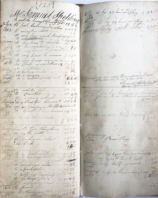 [Two account books of a New Hampshire furniture-maker, 1808–1854.]