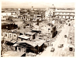 [A photo album documenting the destruction of Manila during World War II.]