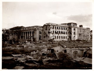 [A photo album documenting the destruction of Manila during World War II.]