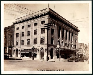 [Booster album for Lincoln, Nebraska]. [Cover title:] Business Directory and Views. Property of Hotel Lincoln.