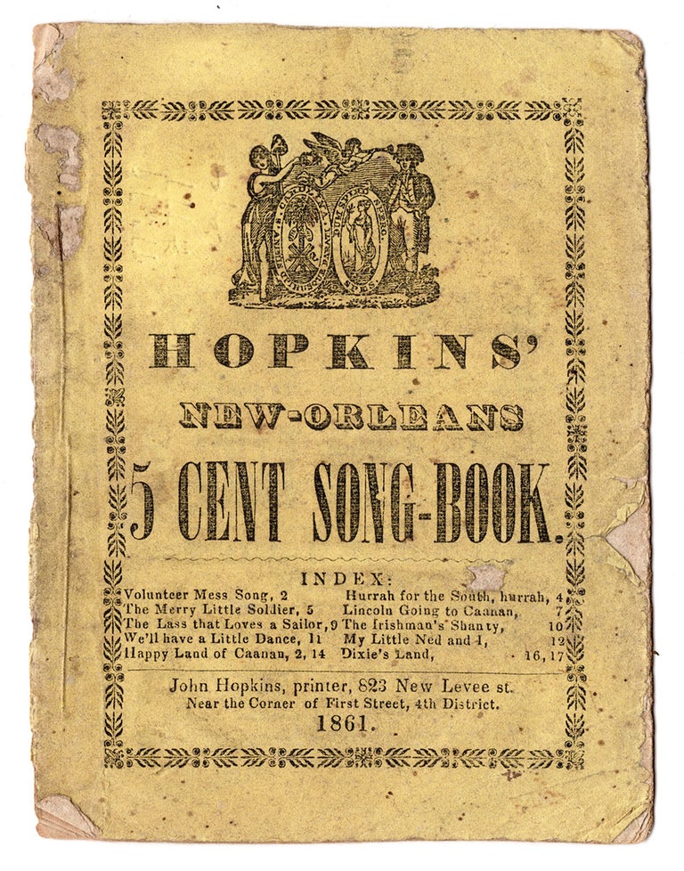 Item #7071 Hopkins’ New-Orleans 5 Cent Song-Book.