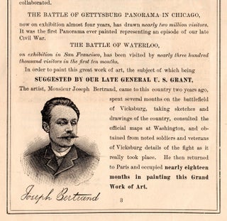 Descriptive Catalogue of the Cyclorama of the Battles of Vicksburg. Fought May 22, 1863, by the Army of the Tennessee, under the command of Generals Grant, McClernand, Sherman, McPherson, and Hurlbut, General Pemberton Commanding the Confederate Forces. Permanently located on the corner of Seventh Ave. and Fifty-Fifth Street, New York.