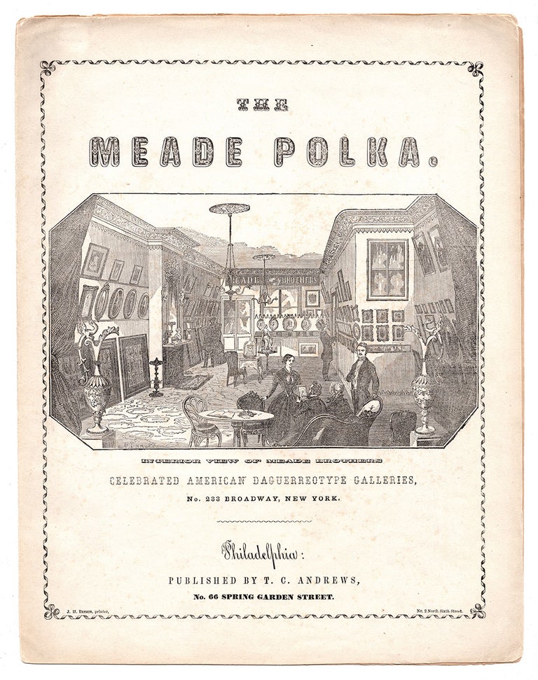 Item #7079 The Meade Polka. Mrs. S. R. Burtis, composer, engr Nathaniel Orr.