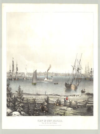 Item #7082 View of New Bedford. From the Fort Near Fairhaven. after . Conant Lane, del. ,...