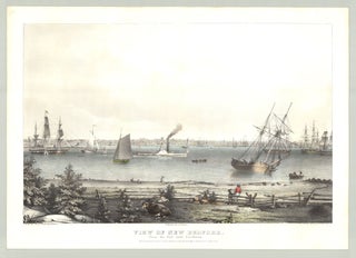 Item #7082 View of New Bedford. From the Fort Near Fairhaven. after . Conant Lane, del. ,...