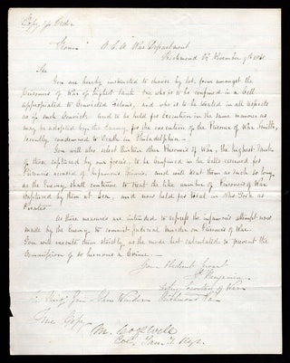 Item #7194 [Copy of order relating to the Enchantress Affair, calling for the execution of...