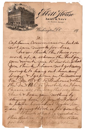 [Autograph letter to Capt. Chas. H. Scott on raising an African American battalion in Alabama].
