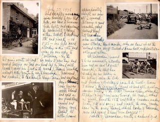 [Photo-illustrated journal of a biking trip through England and Scotland in the summer of 1936.]