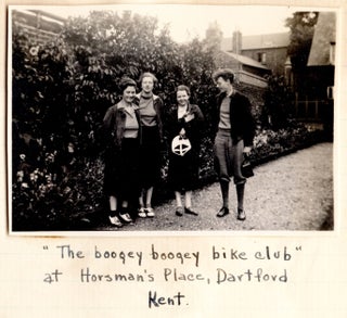 [Photo-illustrated journal of a biking trip through England and Scotland in the summer of 1936.]