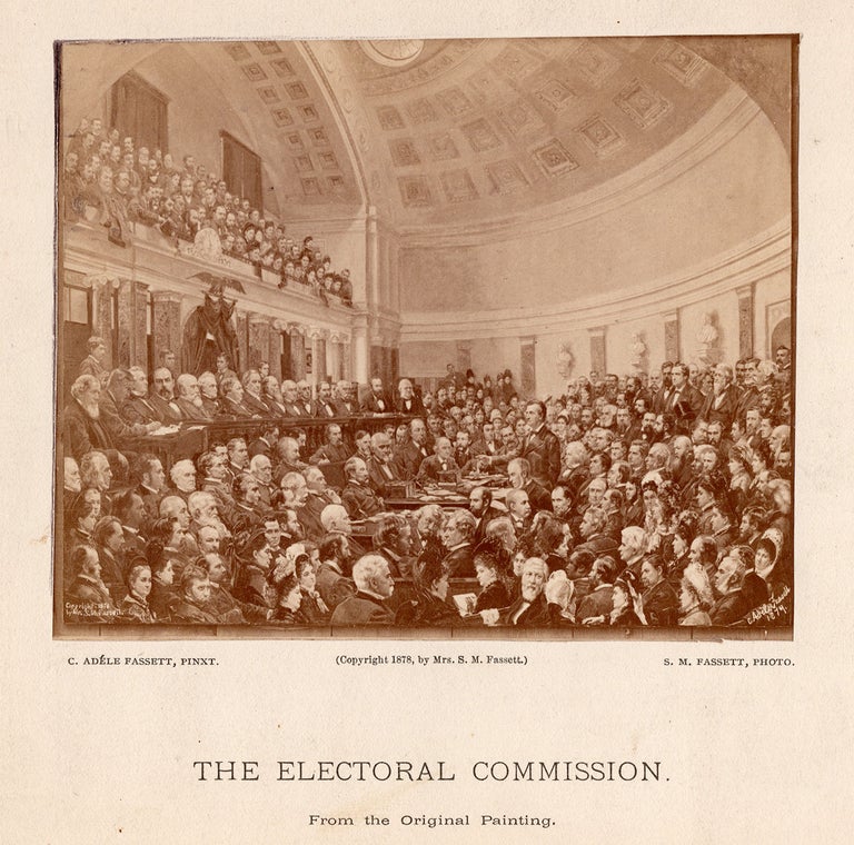 Item #7234 The Electoral Commission. From the Original Painting. . . Fassett, photog., artist C. Adèle Fassett, amuel, ontague.