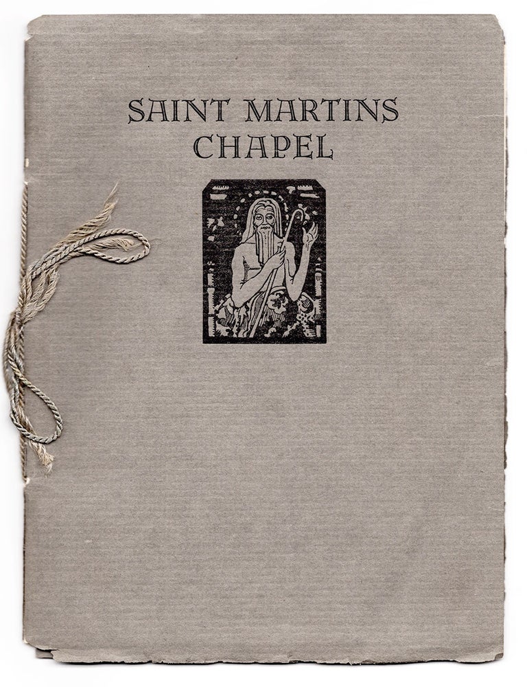 Item #7356 St. Martins Chapel. Laura Gilpin, photog., cover design John Thompson.