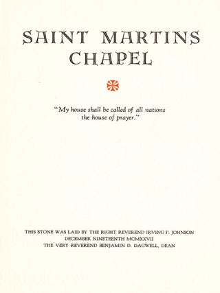 St. Martins Chapel.