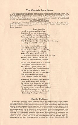 The Poet Scout, A Book of Song and Story.