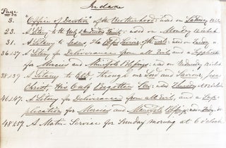 [Manuscript record book for the Nashotah House Mission, Wisconsin and Bishop Seabury Mission, Minnesota.]