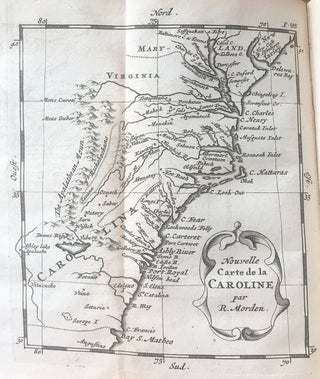 L’Amerique Angloise, ou Description des Isles et Terres du Roi D’Angleterre, Dans L’Amerique. Avec de nouvelles Cartes de chaque Isle & Terres. Traduit de l’Anglois.