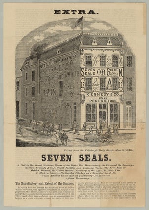 Item #7451 [Three circulars and an illustrated envelope for Kennedy & Co.’s pain killer patent...