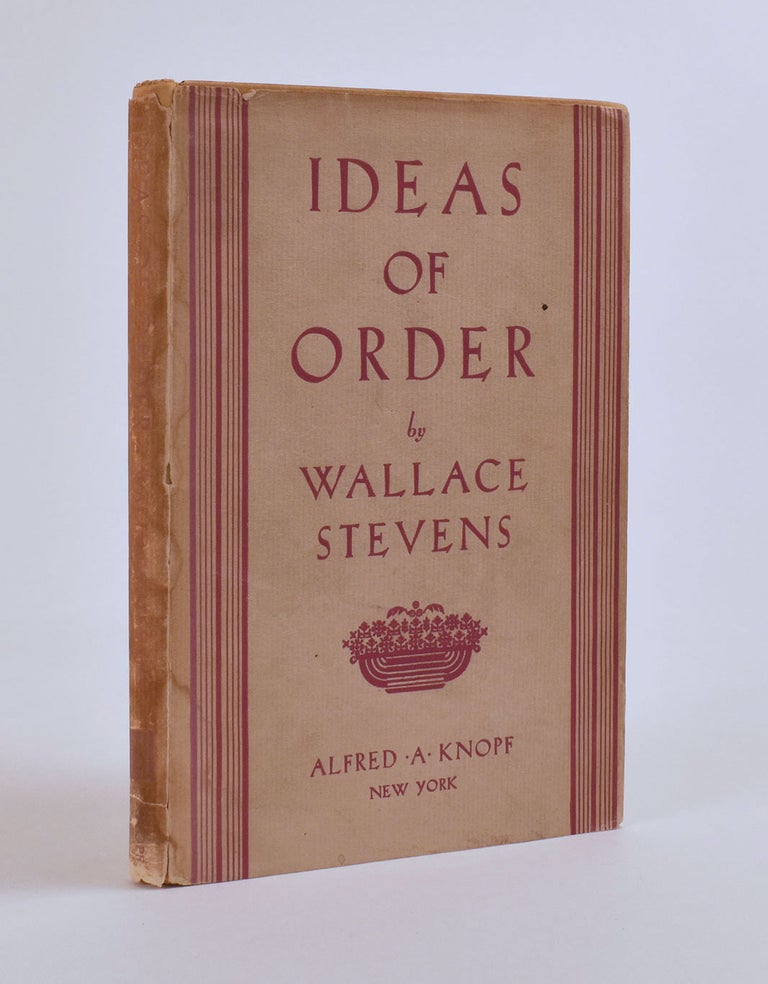 Item #7467 Ideas of Order. Wallace Stevens.