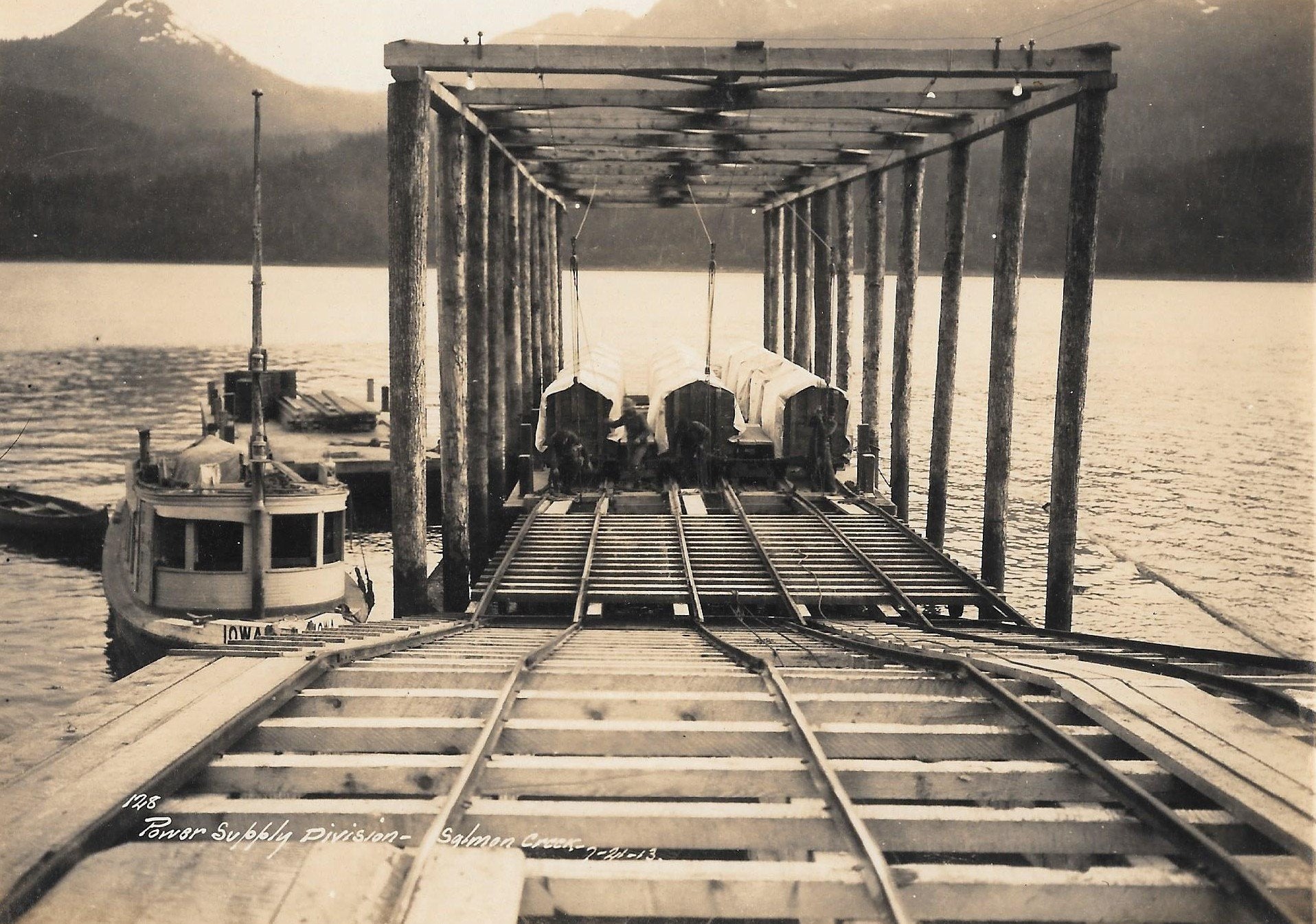 Photo Archive Documenting The Construction Of The Salmon Creek Dam And ...