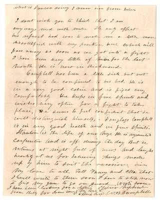 [Autograph letter by a Sergeant in the 5th Texas Infantry, Gen. Hood’s Texas Brigade.]