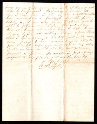 [Autograph letter by a Confederate officer in Virginia, inveighing against War-time fraud and touching on various other interesting matters.]